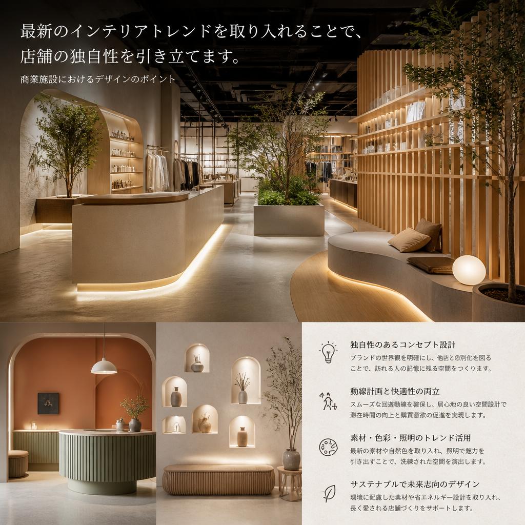 トレンドを取り入れた内装デザイン