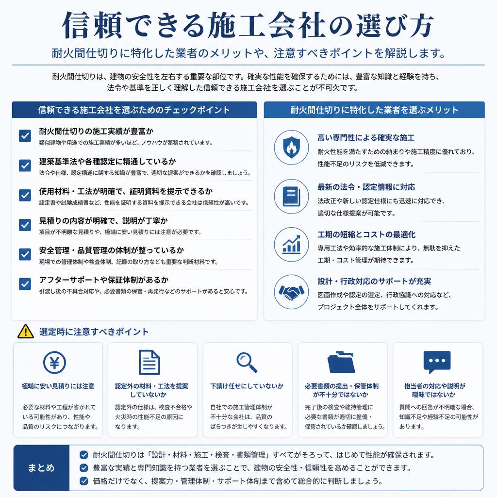 5. 施工会社の選び方