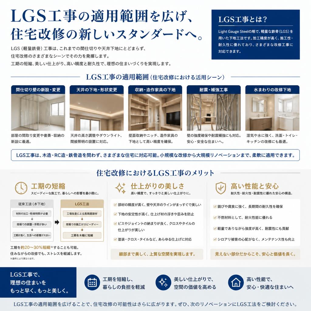 住宅改修にも最適な提案